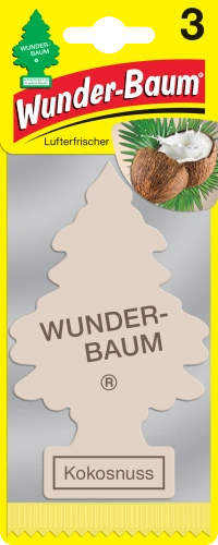 Wunderbaum Papierlufterfrischer Kokosnuss