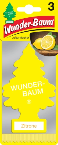 Wunderbaum Papierlufterfrischer Zitrone