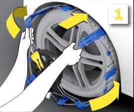 MICHELIN EASY GRIP EVOLUTION 19 Schneekette Auto Textilschneekette 2 Stück   Reifen Schneekette Ultraleistungsfähig Einfache Handhabung : :  Auto & Motorrad