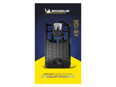 MICHELIN Doppelzylinder Fussluftpumpe