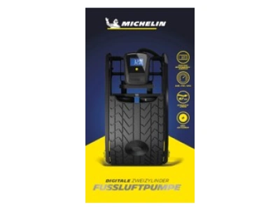 MICHELIN Doppelzylinder Fussluftpumpe